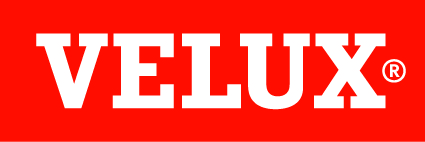 Velux Logo – Hersteller von Dachfenstern und Tageslichtlösungen, häufig verbaut von der Boetselaars Bedachungs GmbH in Kevelaer.